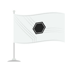 flag with brand business