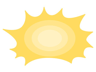 背中に貼るびっくり、驚きマーク