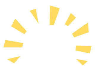 人物の背景などに貼る、ポジティブな笑いマーク