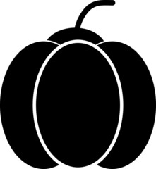 Pumpkin Icon vector illustration on white background..eps