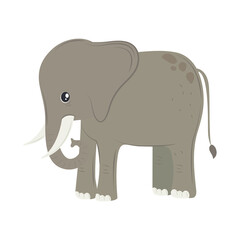 elephant icon flat