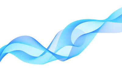 Blue smoke on white background