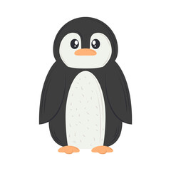 penguin icon flat