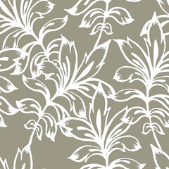 Beautiful seamless pattern with floral background.