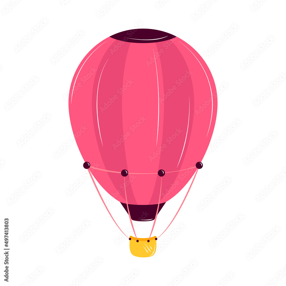 Sticker hot air balloon