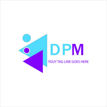 DPM letter logo creative design with vector graphic