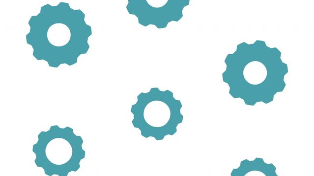 gears settings machinery pattern animation