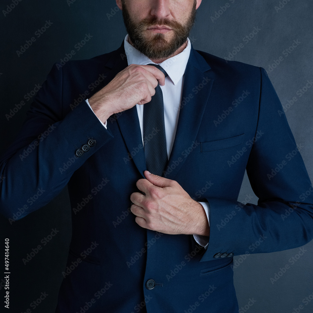 Aufkleber you dont get a second chance at a first impression. shot of an unidentifiable businessman adjusting 