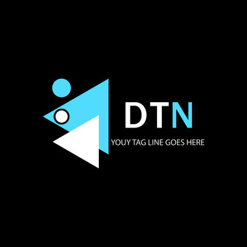 DTN letter logo creative design with vector graphic