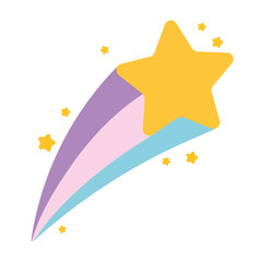 shooting star cartoon © Stockgiu