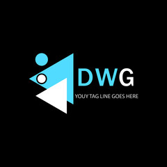 DWG letter logo creative design with vector graphic © MdAminul