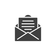 Letter, message vector icon