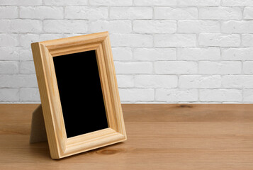 photo frame on the table