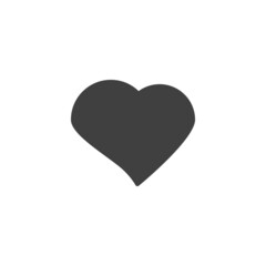 Heart shape vector icon