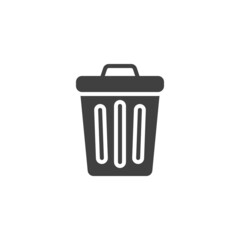 Recycle bin vector icon