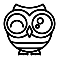 Obraz premium owl cartoon character