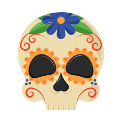 mexican skull decoration