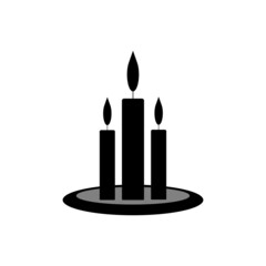 candle icon vector illustration design image element