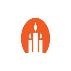 candle icon vector illustration design image element