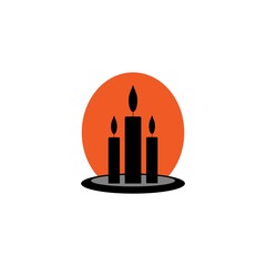 candle icon vector illustration design image element