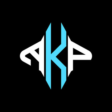 AKP letter logo creative design with vector graphic