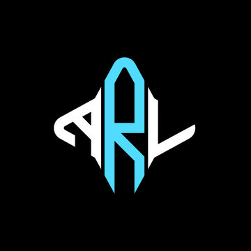 ARL letter logo creative design with vector graphic