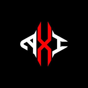 AXI letter logo creative  design with vector graphic
