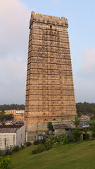 Murudeshwara Temple Complex with a tall 20 storied Gopuram. Uttara Kannada, Karnataka, India