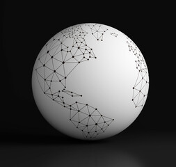  5g LTE mobile web, global WiFi connection telecommunication network, Internet of Things (IoT) technology