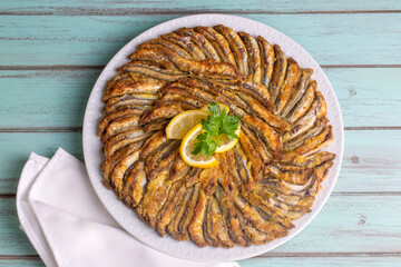 Fried Anchovies (Turkish Name: Hamsi Tava)