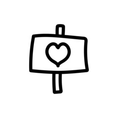 Set of black vector icons, isolated against white background. Flat illustration on a theme save a life