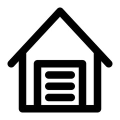 garage line icon