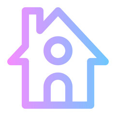 smart home gradient icon