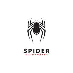 Spider logo template vector illustration design icon