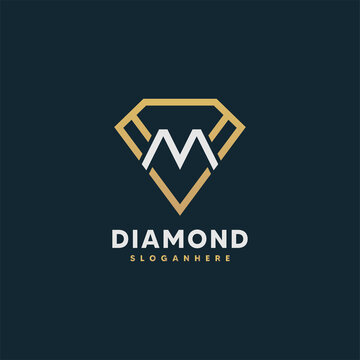 Diamond logo template vector illustration design icon