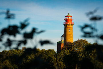 Leuchtturm am Kap Arkona auf Insel Rügen