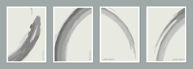 Abstract vector background design. Minimalist design.  Brush strokes. Cover design vector for wall decoration, postcard, brochure design, story template, social media posts and photos.