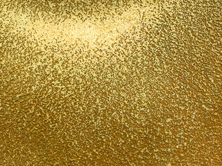 Shiny dark golden color metal plate texture background. Brown art abstract metallic gradient backdrop