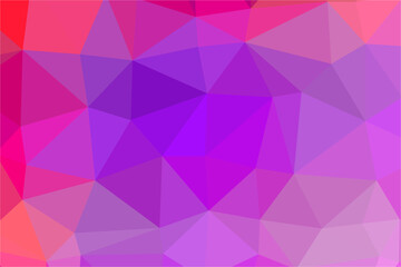 Bright polygon pattern. Low poly design
