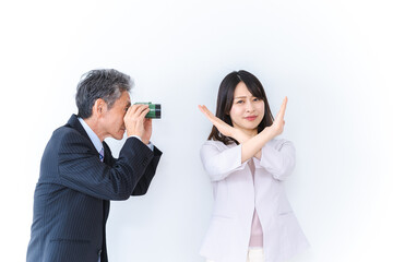 ハラスメントに困る女性社員