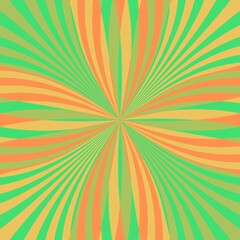 An illustration with rays coming out of the center. Unique radial pattern. Background with stripes, lines, diagonals. For scrapbooking, printing, websites and bloggers