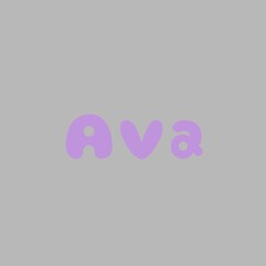 The female name is Ava. Background with the inscription - Sofia. A postcard for Ava. Congratulations for Ava.