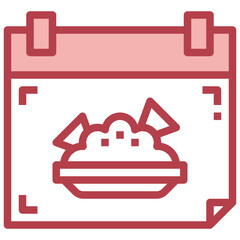 HUMMUS red line icon,linear,outline,graphic,illustration