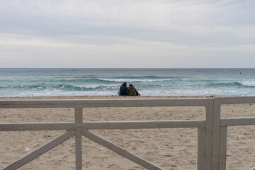 il mare di inverno in sicilia