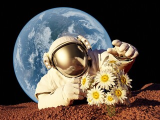 The astronaut © Kovalenko Iurii