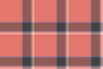 Plaid background, check seamless pattern. Vector fabric texture for textile print, wrapping paper, gift card or wallpaper.