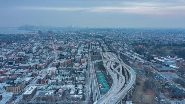 Aerial Hyperlapse over Brooklyn 