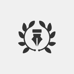 Fototapeta premium award vector icon illustration sign 