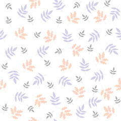 pattern with leaves