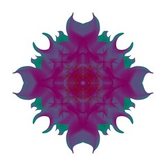 A beautiful fairy flower. A fantastic unusual flower. A unique abstract illustration. A beautiful image will decorate design projects and ideas.